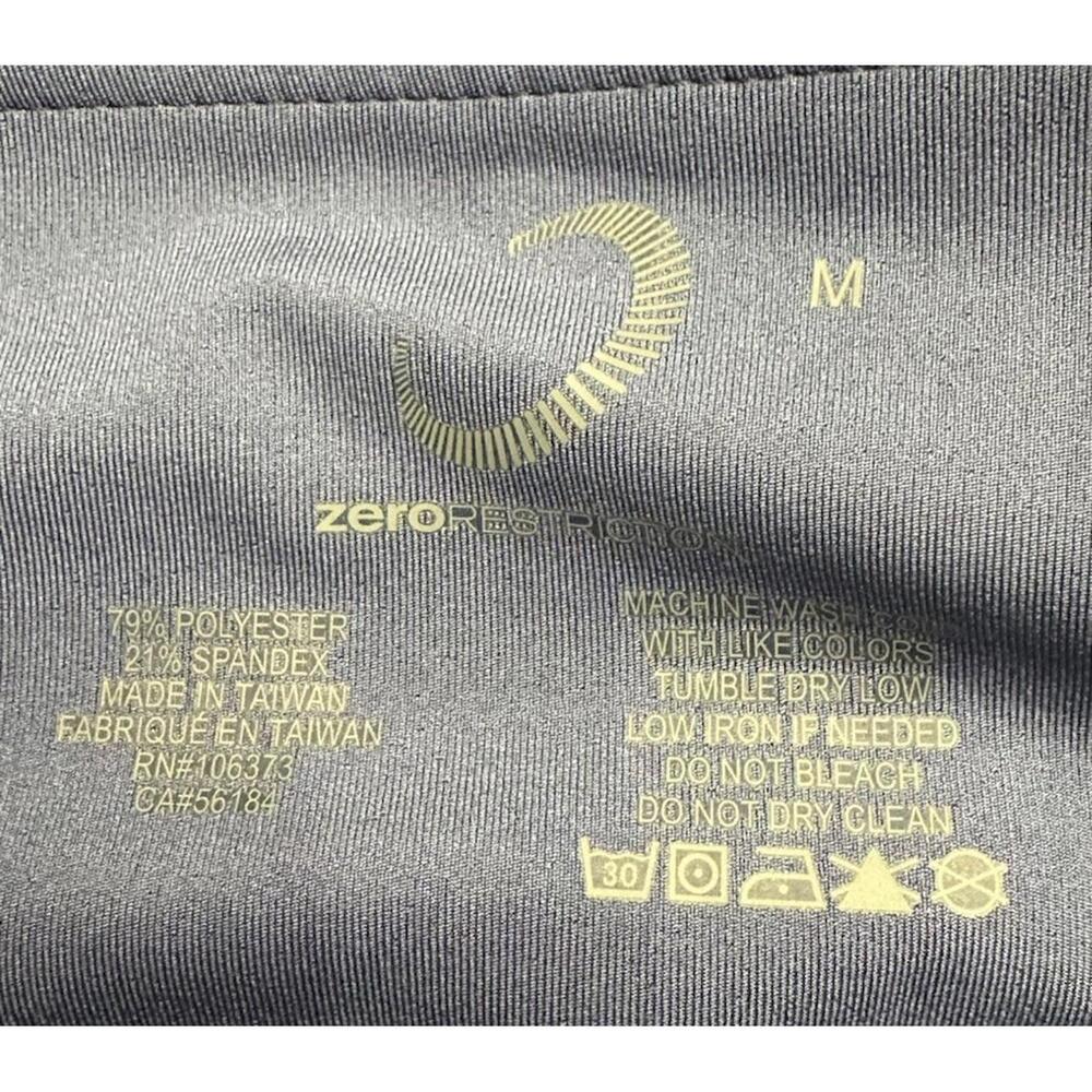 NWT Zero Restriction P594L Womens Bae Capri Leegings Golfing Storm Size Medium - Picture 7 of 11
